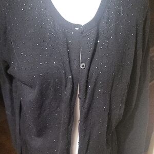 Apt. 9 Black Crew Neck Sweater